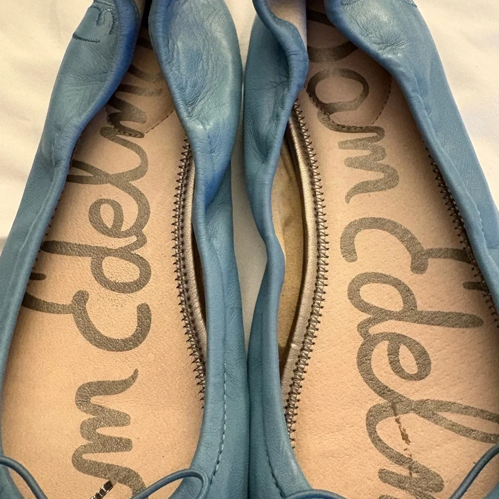 Sam Edelman Women’s Felicia Sky Blue Ballet Flats - Picture 9 of 10